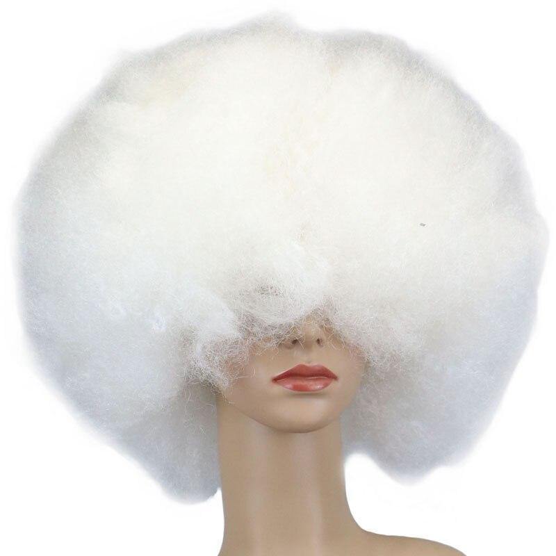 Perruque Afro Blanche