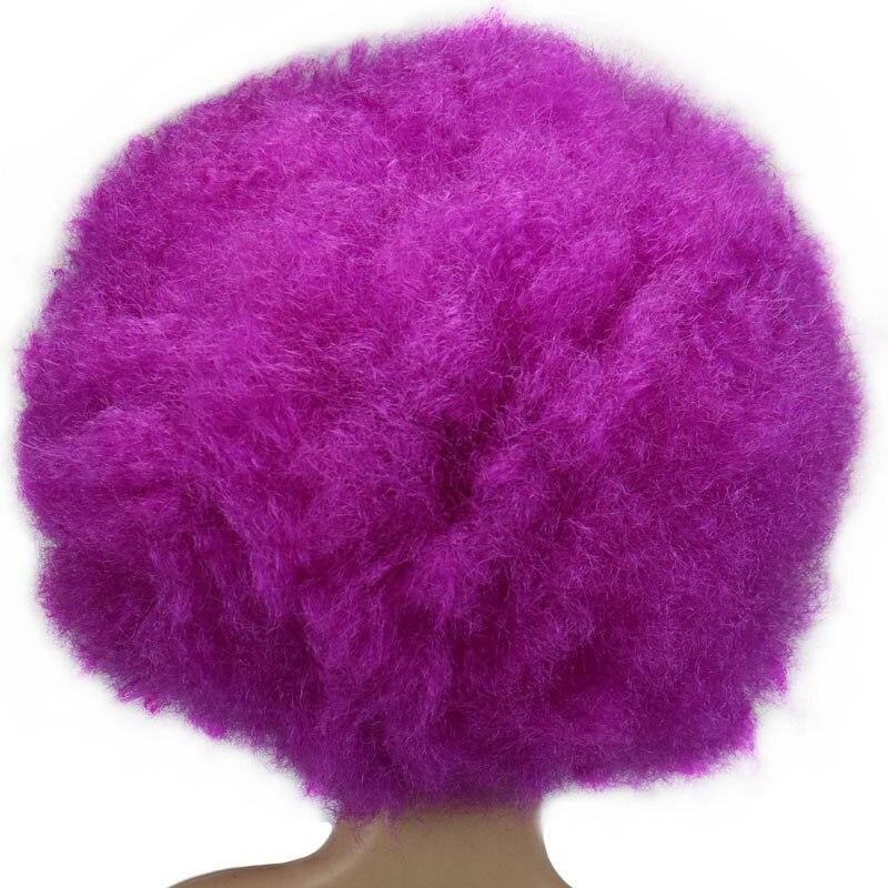 Perruque Afro Violette