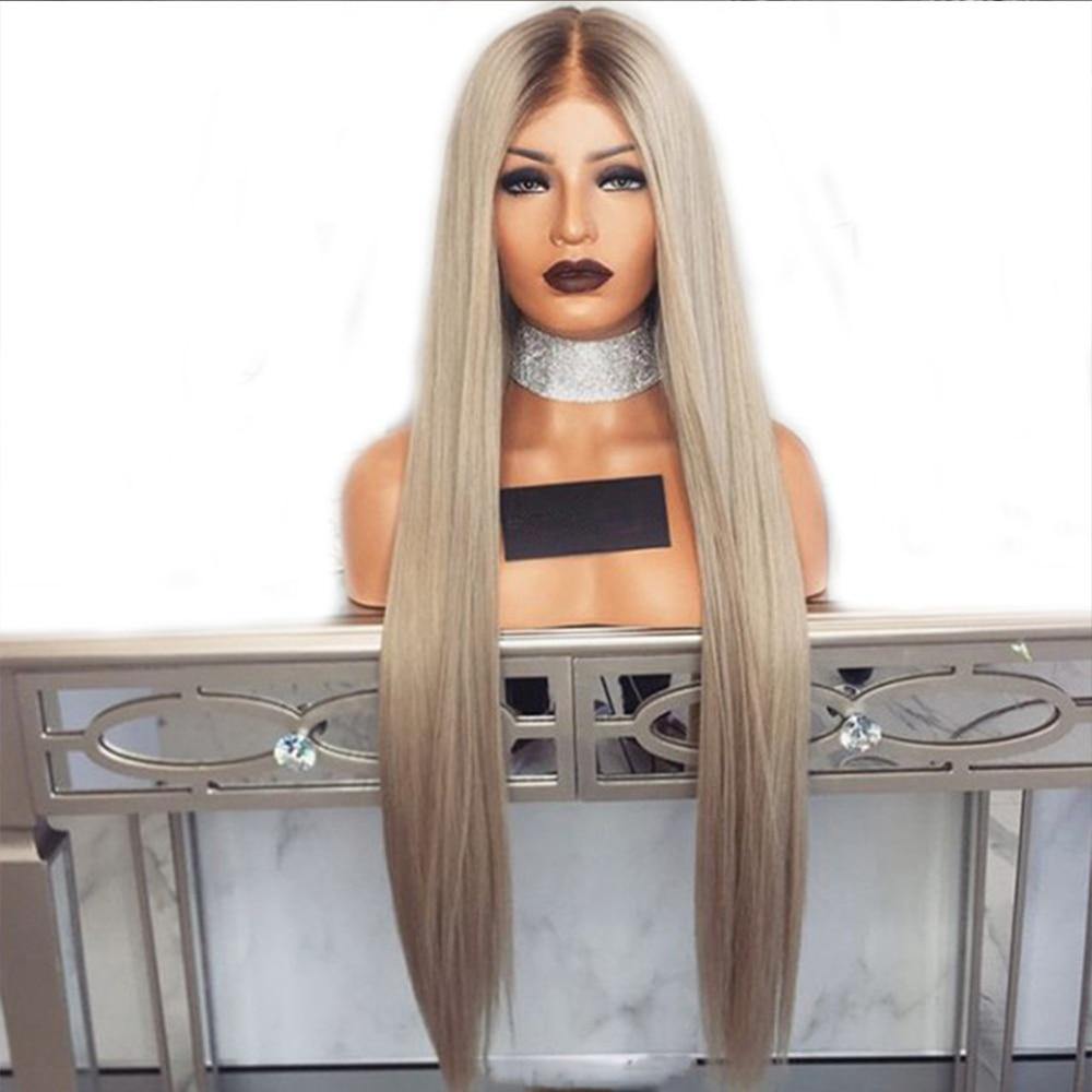 Perruque Blond Platine Longue - Perruque-Club