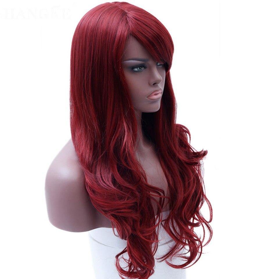 Perruque Femme Bordeaux