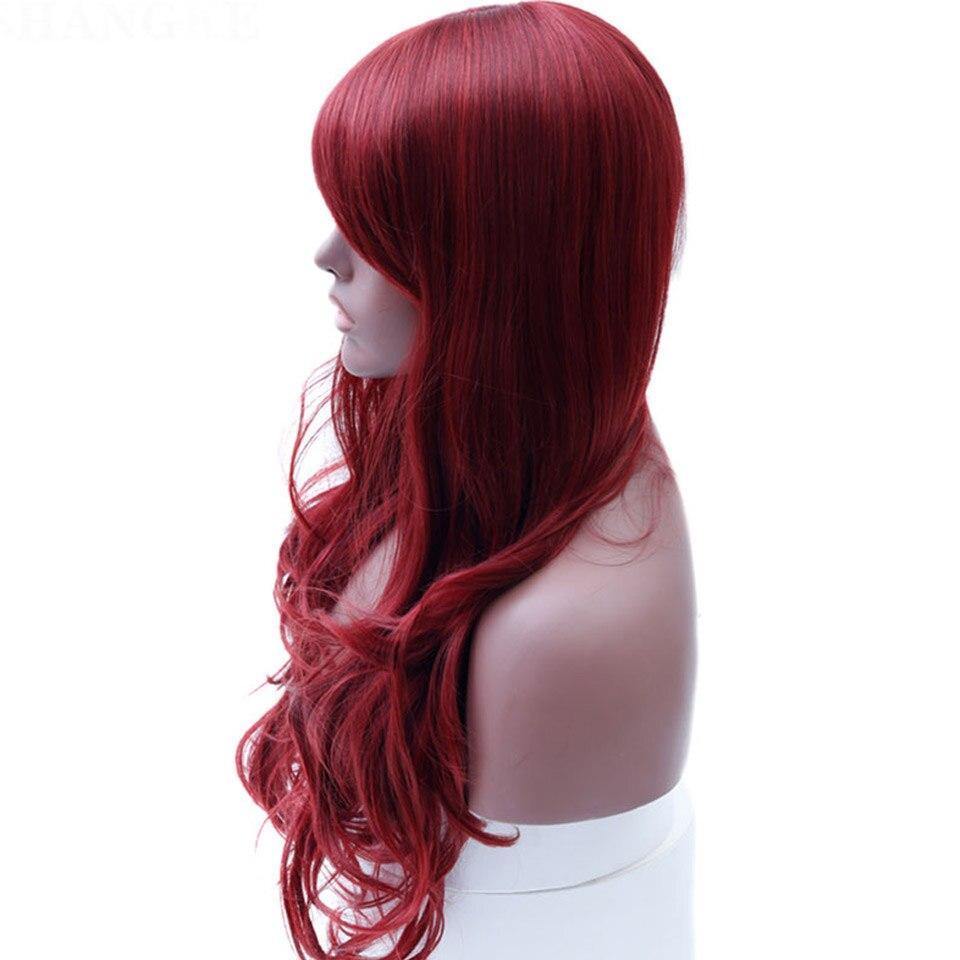 Perruque Femme Bordeaux
