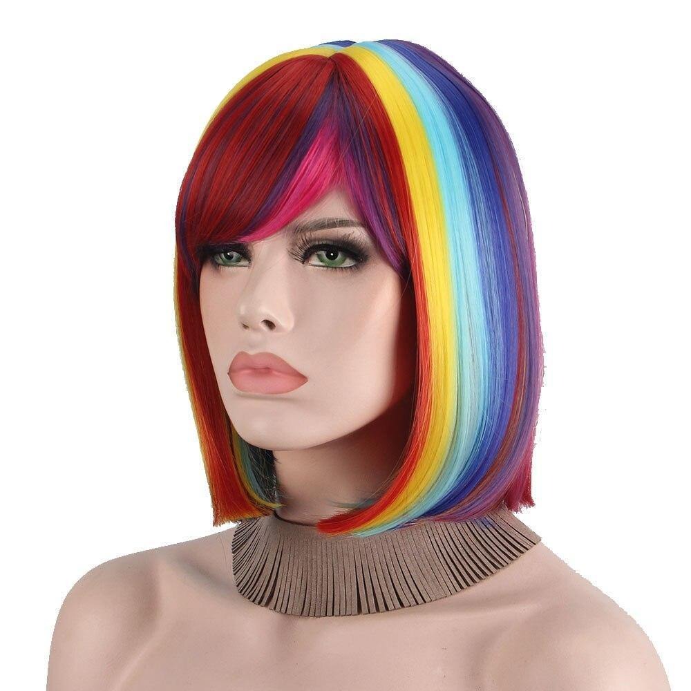 Perruque Multicolore pas Cher