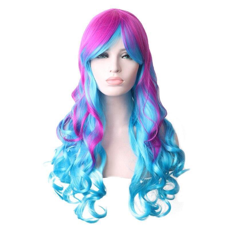 Perruque Rose & Bleue