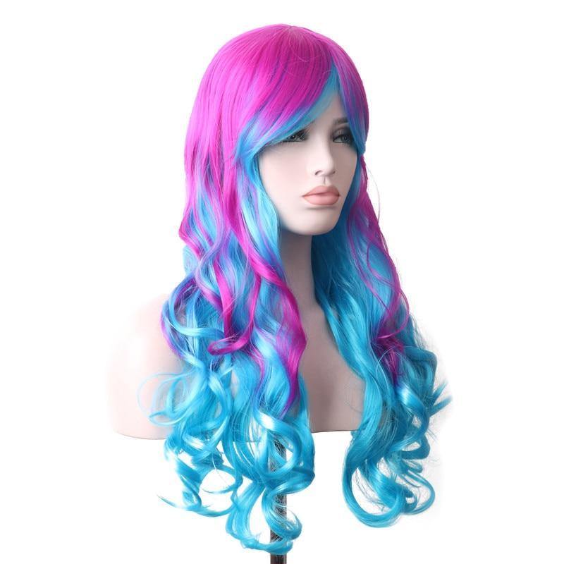 Perruque Rose & Bleue