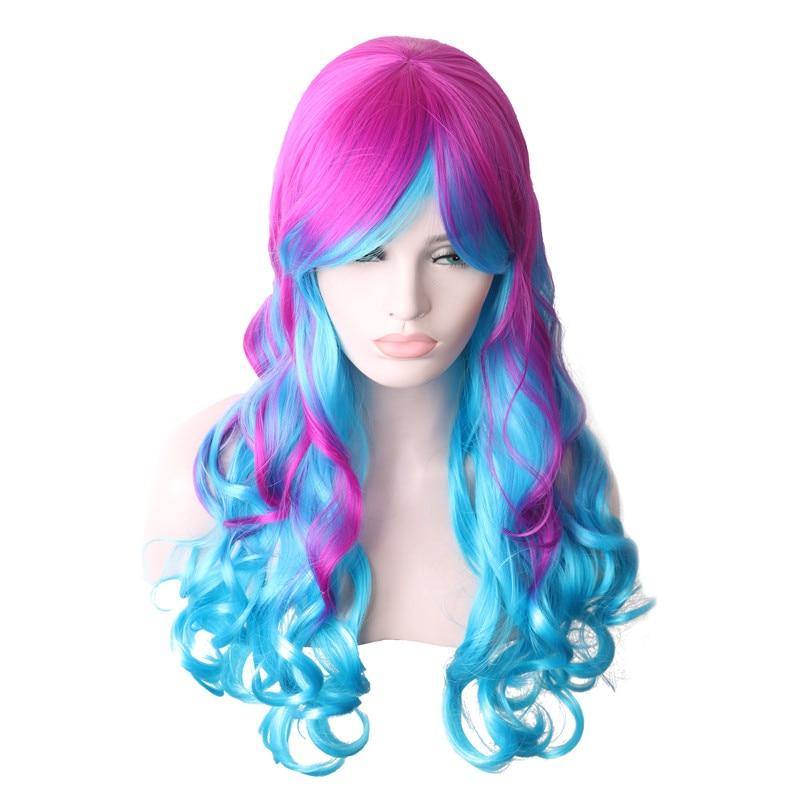 Perruque Rose & Bleue