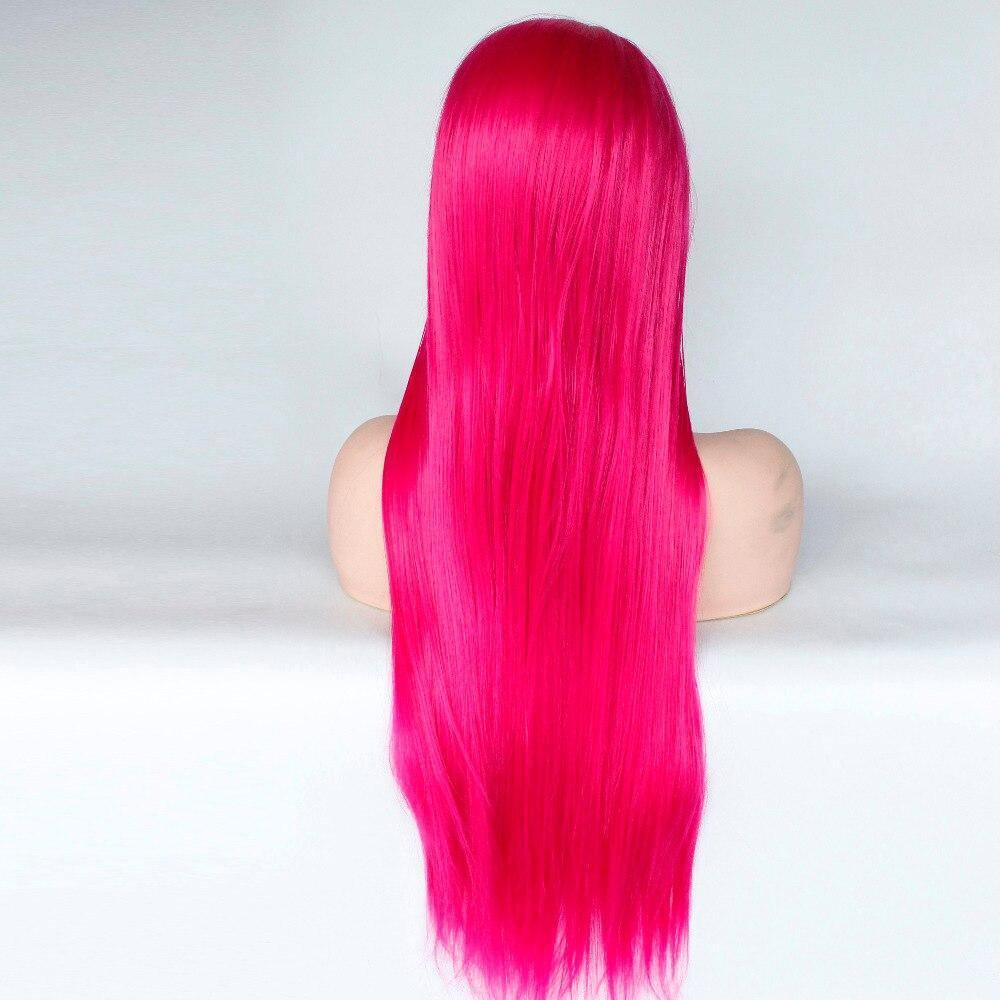 Perruque Rose Fluo Femme