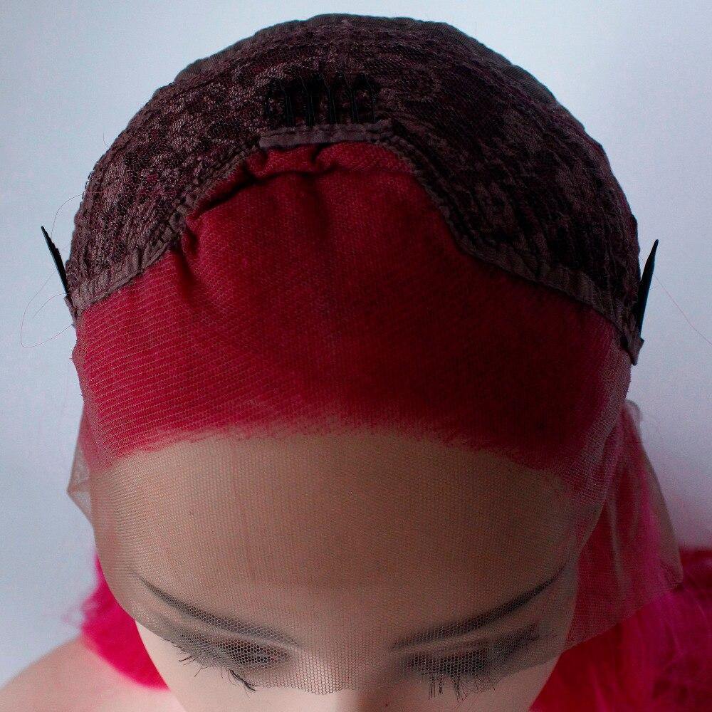Perruque Rose Fluo Femme