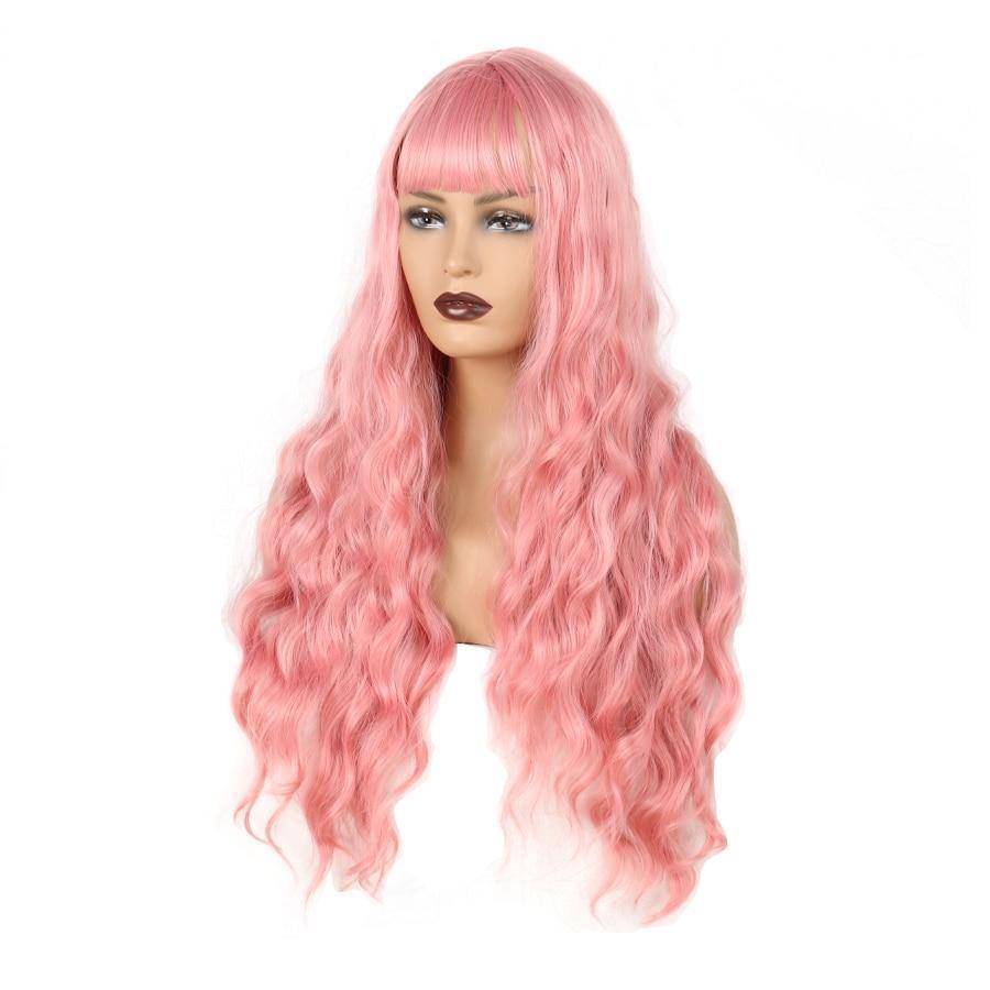 Perruque Rose Longue