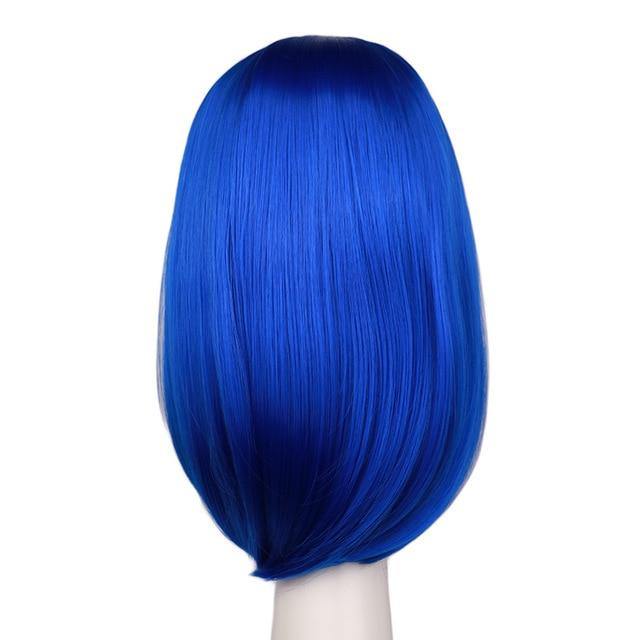 Perruque Cheveux Bleu