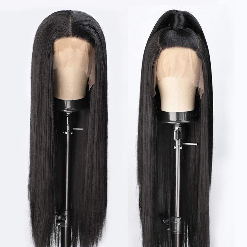 Perruque Cheveux Long Noir 