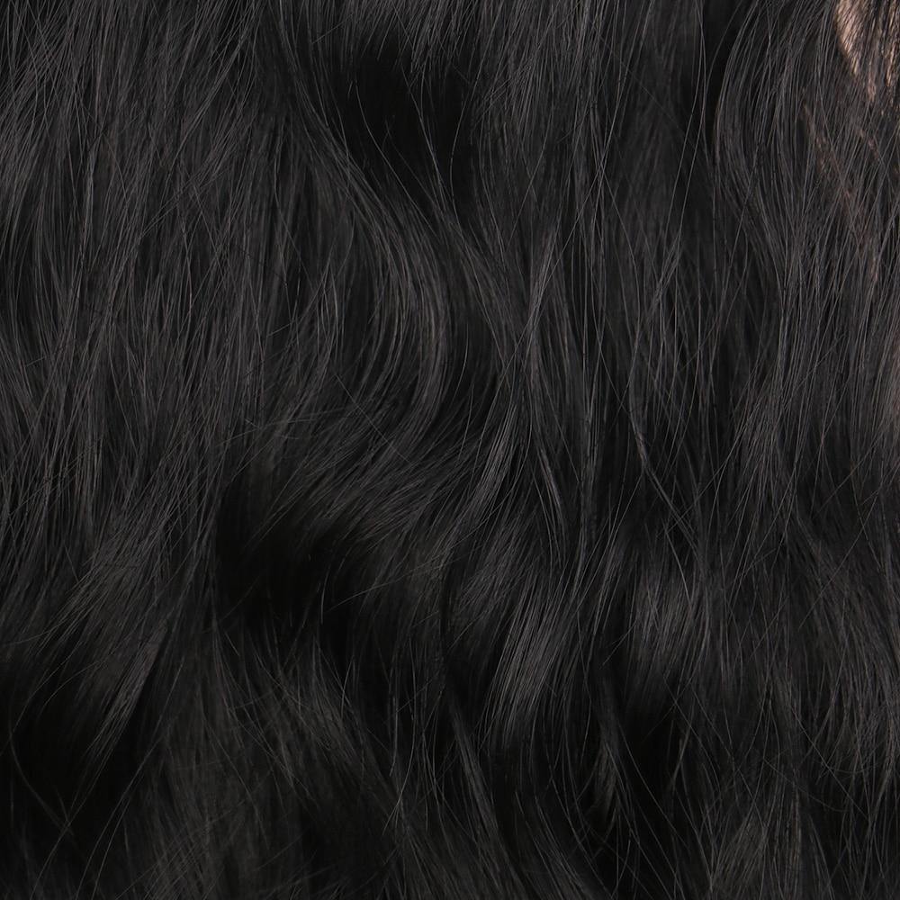 Perruque Cheveux Long Noir Femme 