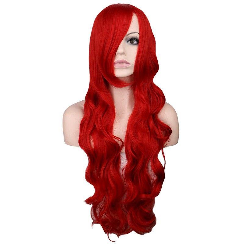 Perruque Cheveux Long Rouge 