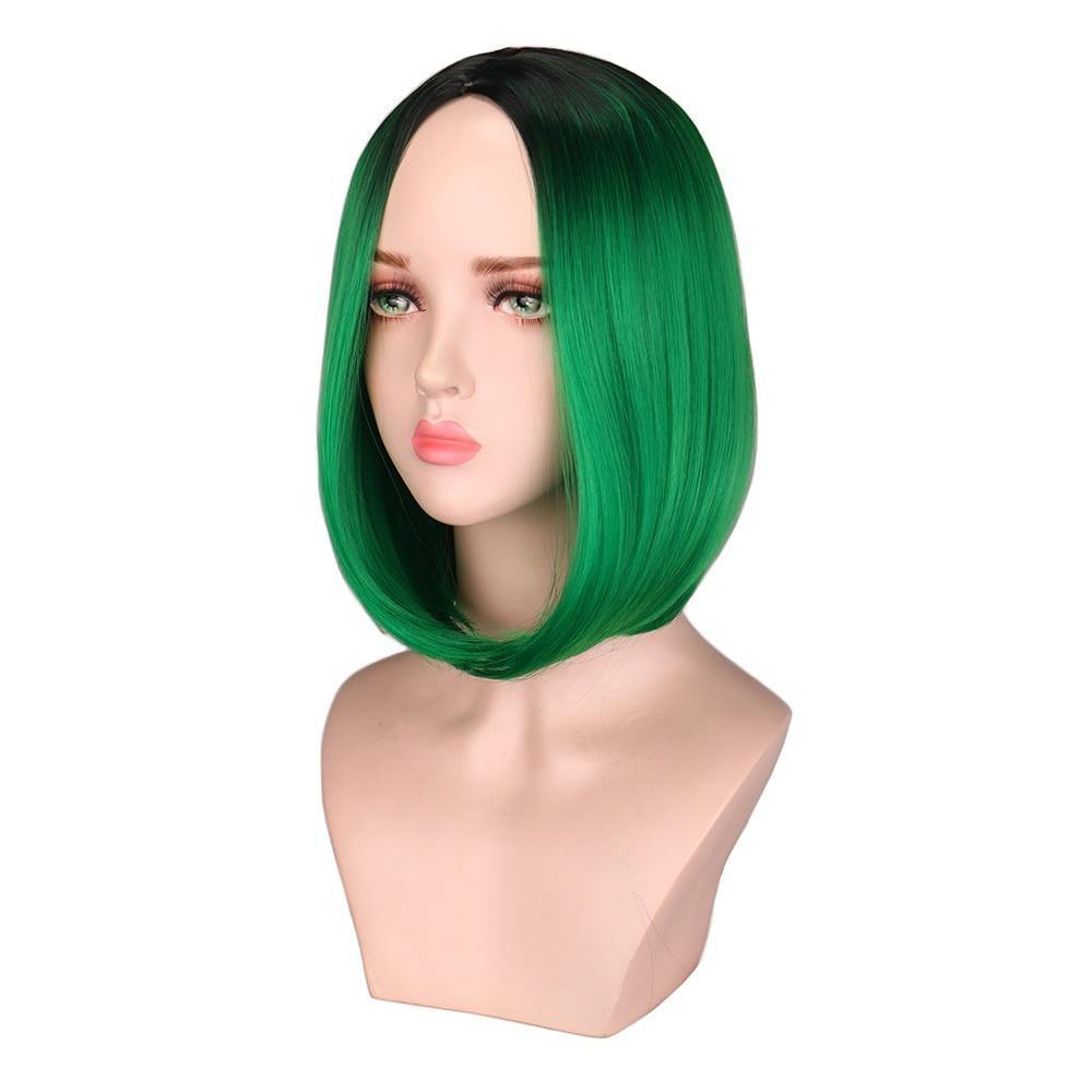 Perruque Cheveux Vert