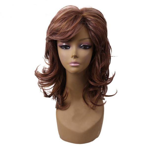 Perruque Femme Brune mi Long | Perruque-Club