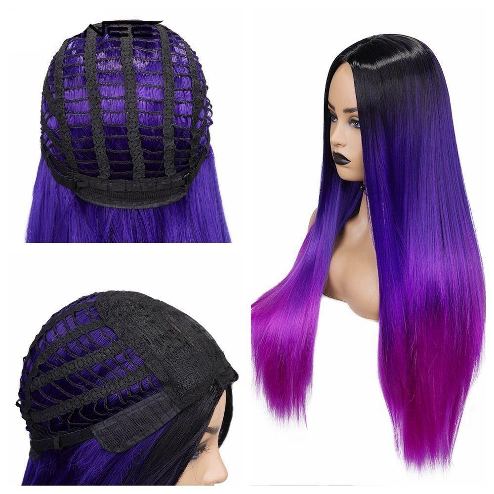 Perruque Violette Femme