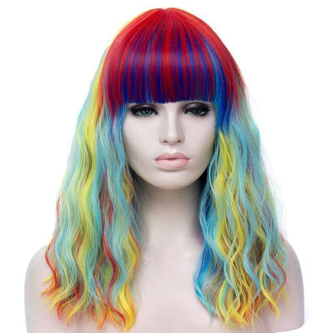 Perruque Femme Multicolore | Perruque-Club