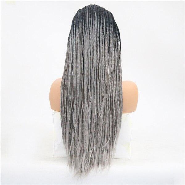 Perruque Cheveux Long Gris | Perruque-Club