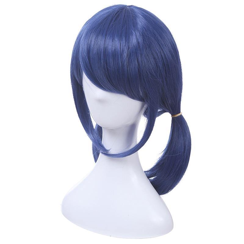 Perruque à frange femme court Bleu cheveux raides wig - Anime Cosplay  Miraculous Ladybug 42 - Cdiscount Au quotidien